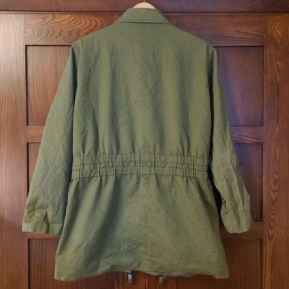 Vintage Hunt Club Olive Safari Jacket 16 Tall - Picture 7 of 7